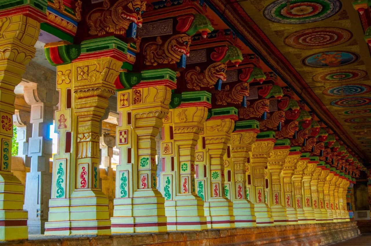 Ramanathaswamy Temple corridor - temple rituals